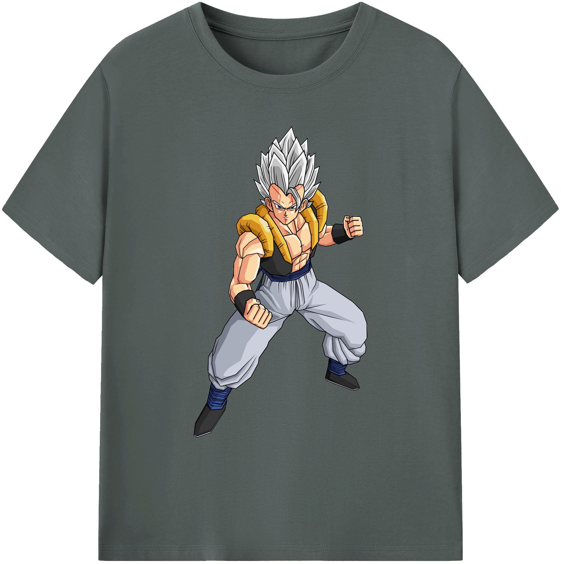 （画像用） ドラゴンボール ベジータ四世（Bejīta Yonsei）DRAGON BALL Vegeta IV 綿100％ メンズ半袖Tシャツ｜肌触りやわらか＆通気性